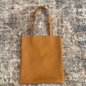 Madewell Leather Magazine Tote Bag